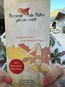 Pizzeria in Partenen
