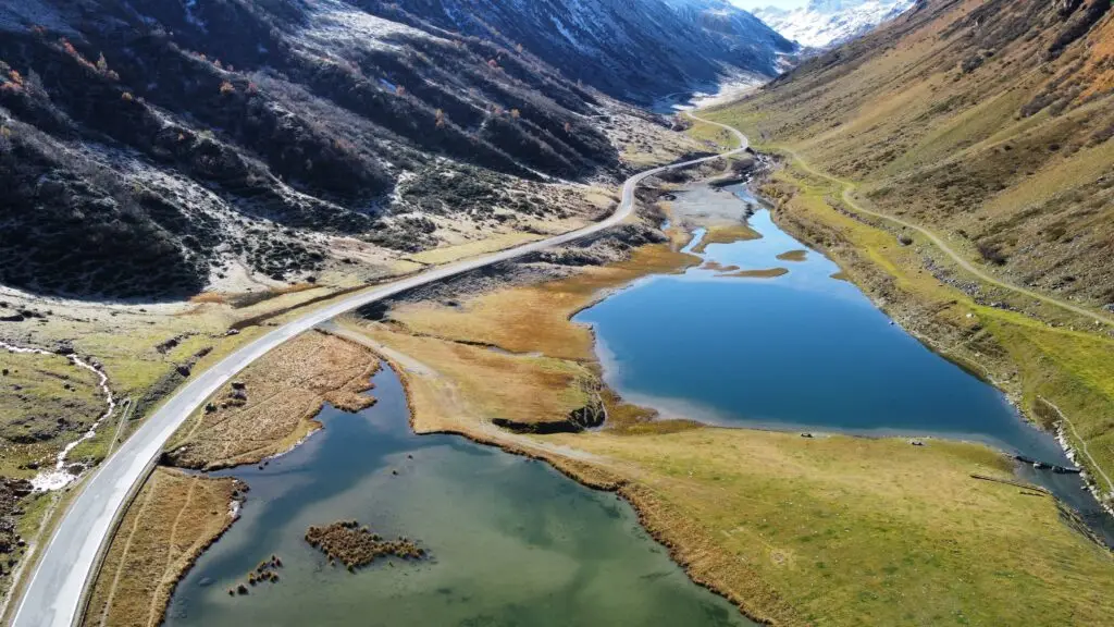 Luftaufnahme Silvretta Hochalpenstraße