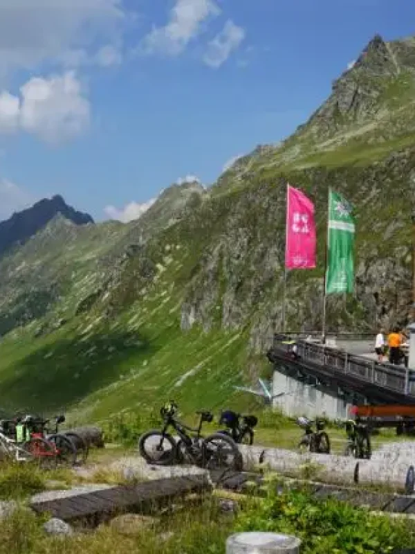 Mit dem Bike zur neuen Heilbronner Hütte