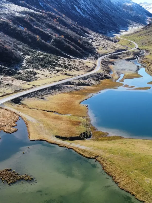 Silvretta Hochalpenstraße im Herbst